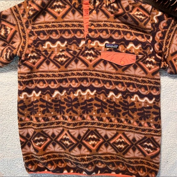 R a r e Patagonia Synchilla in Mangrove Henna Brown - Picture 4 of 10